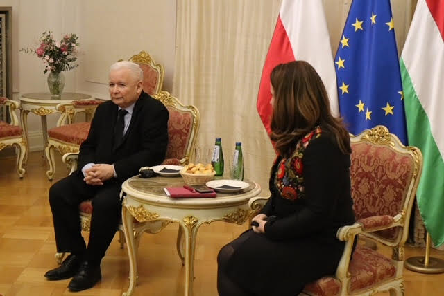 Jarosław Kaczyński látogatása nagykövetségünk