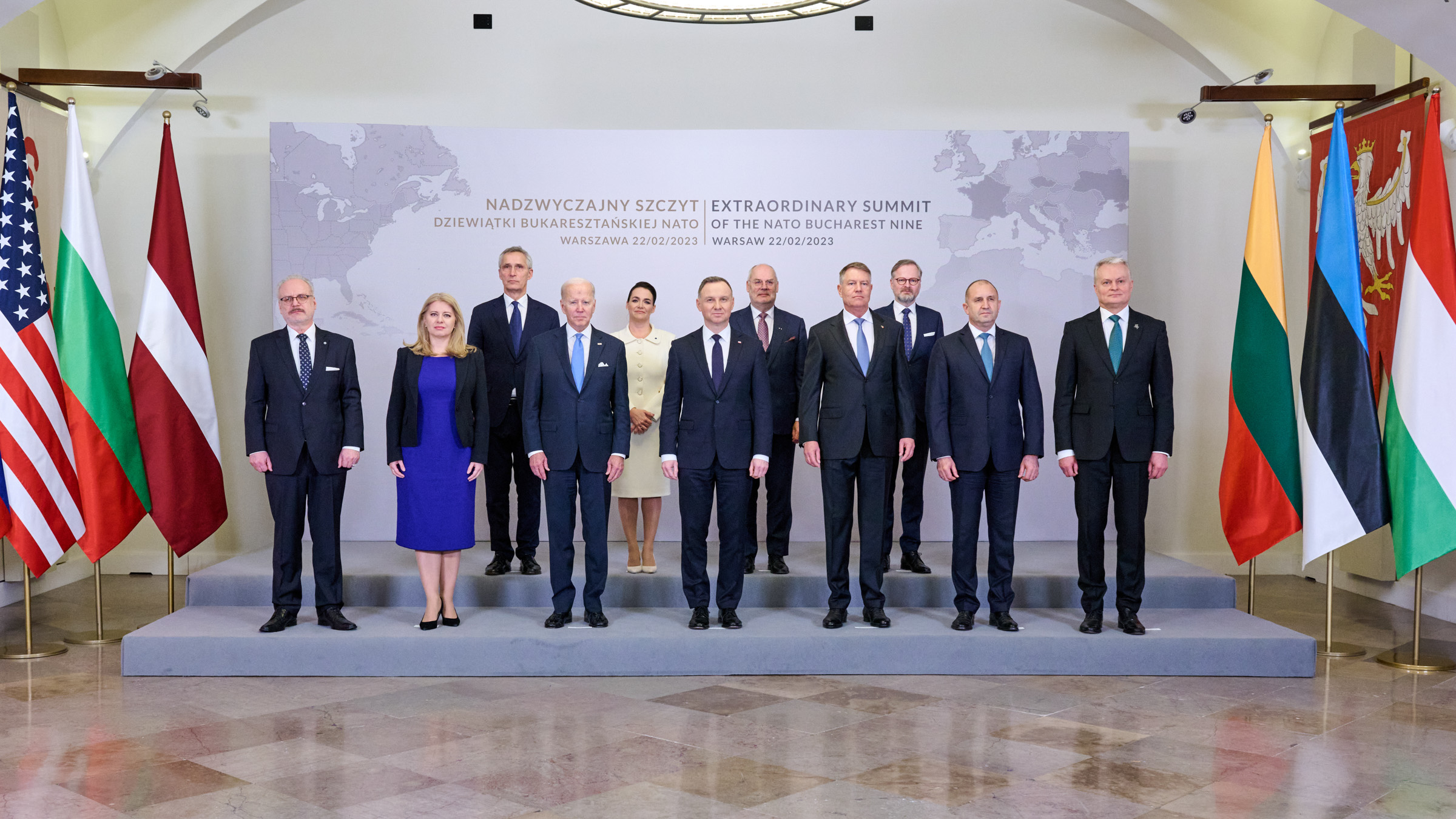 Novák Katalin köztársasági elnök Varsóban
