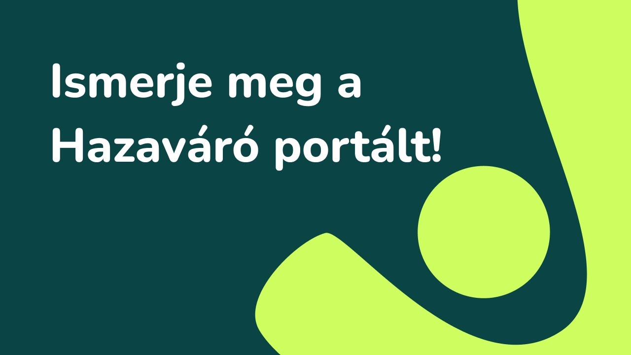 Hazaváró Portál Elindulása